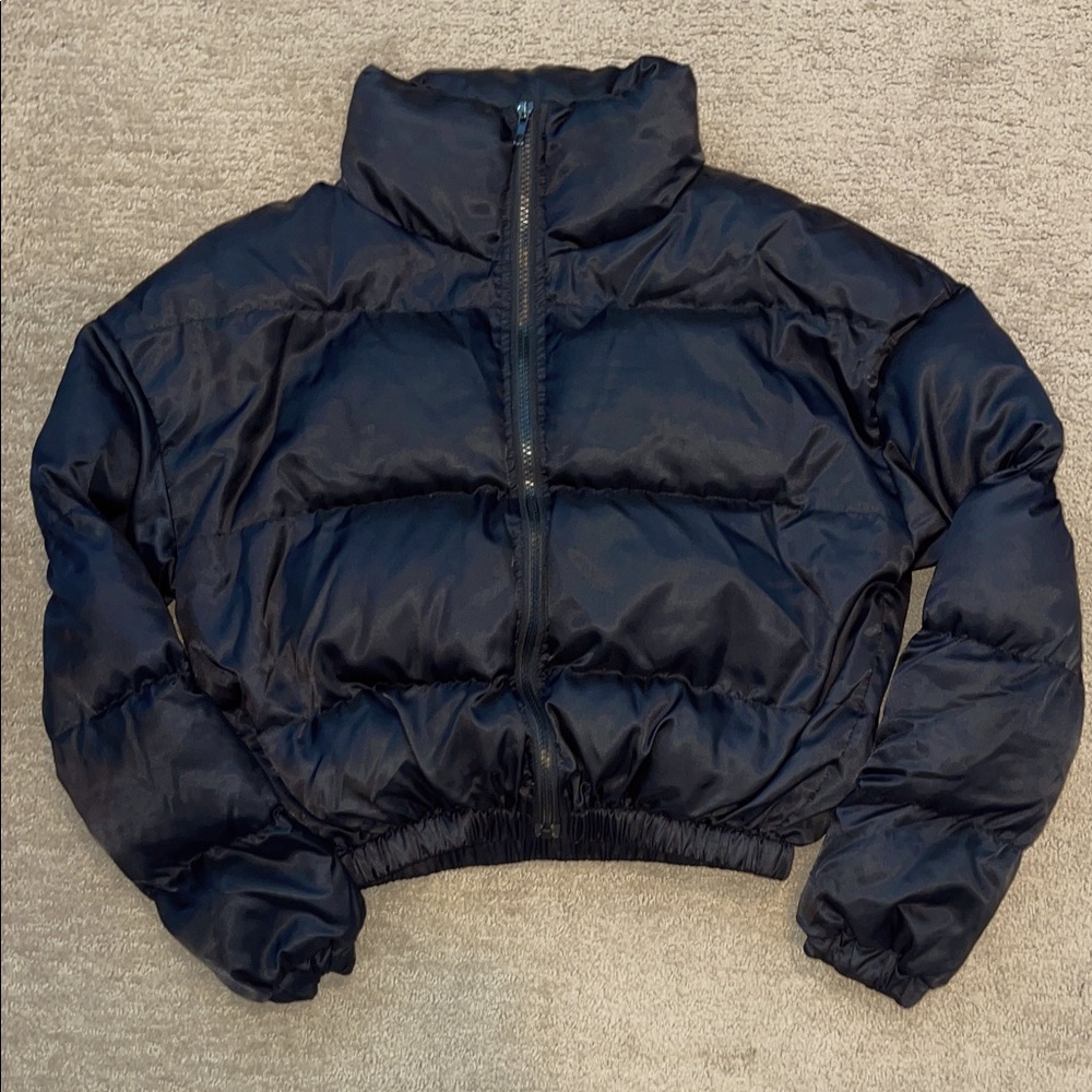 SHEIN Shiny Black Outerwear